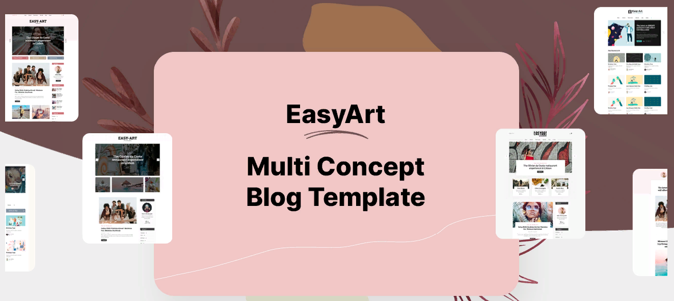 EASYART - MULTICONCEPT BLOG HTML TEMPLATE