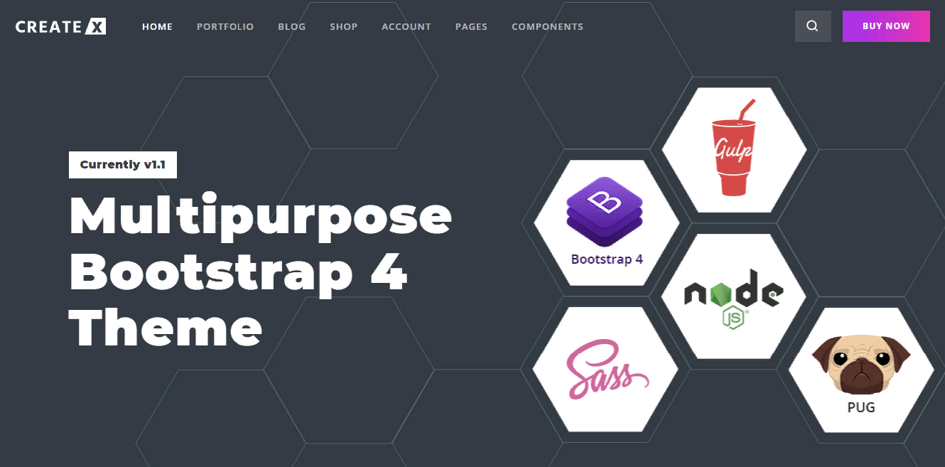 CreateX | Multipurpose Bootstrap Theme