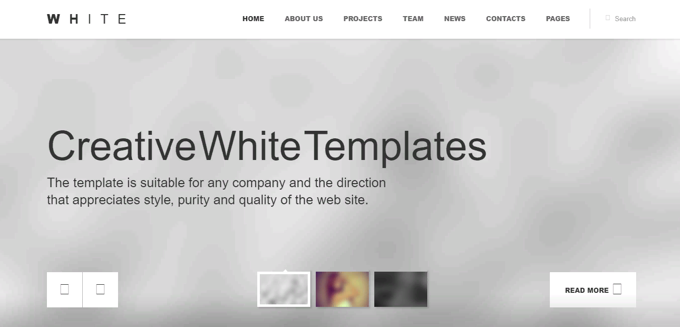 White | responsive bootstrap3 html5