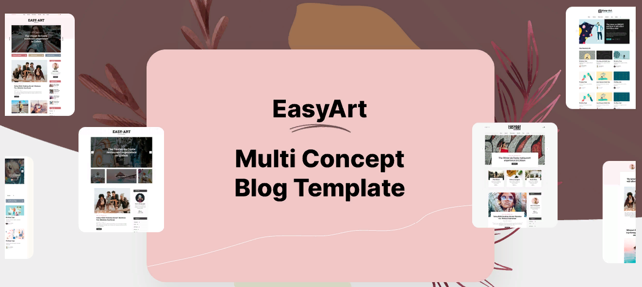 Easyart - Multiconcept Blog HTML Template
