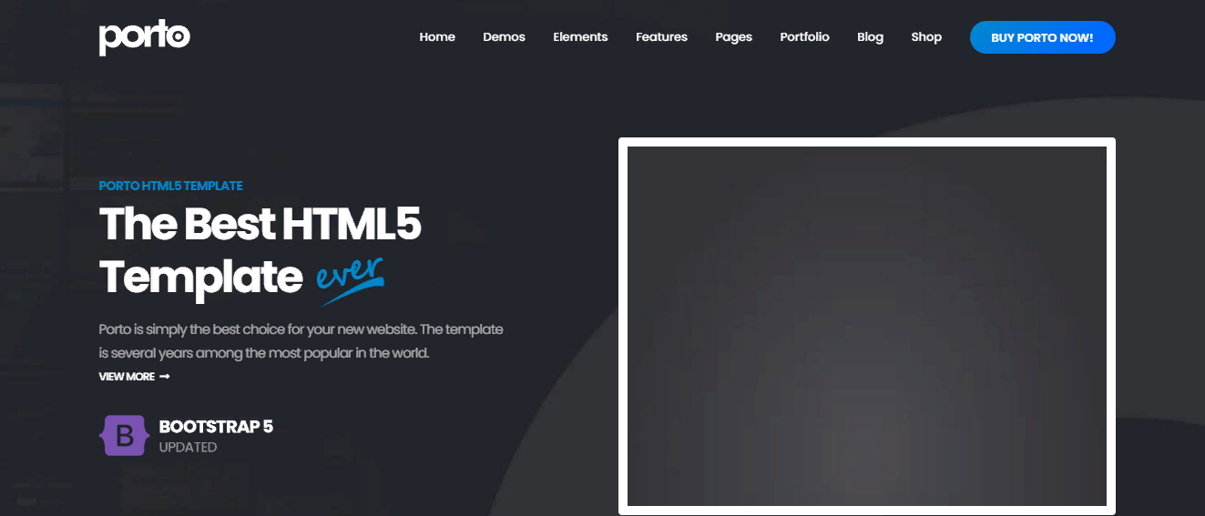 Porto - Responsive HTML5 Template