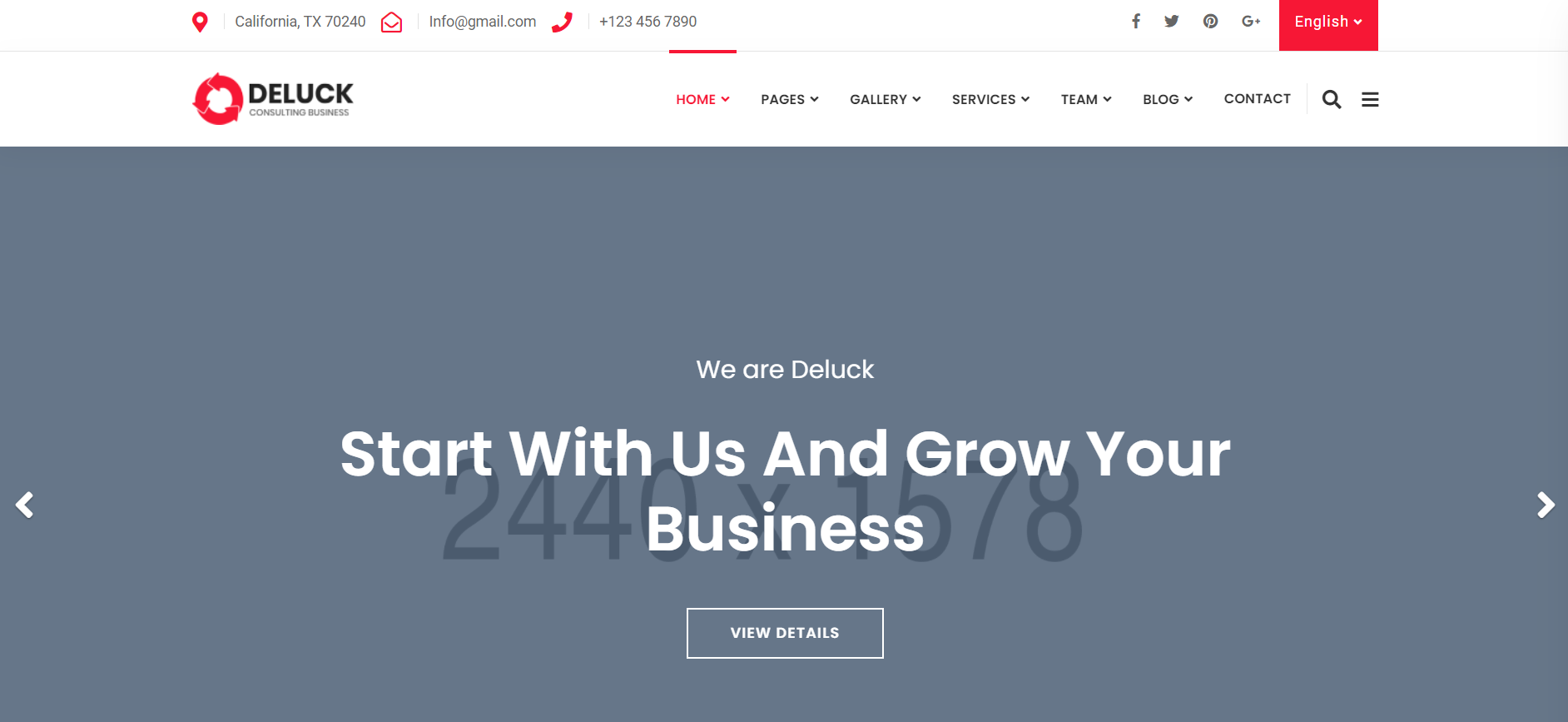 Deluck - Business Agency & Corporate Template